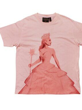 Wicked x Forever 21 Ariana Grande Glinda Pink Graphic Shirt - XL